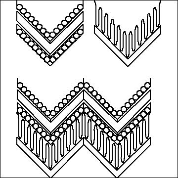 (image for) Coils and Lines & Circles and Lines Chevron Small Set-L01730* - Click Image to Close